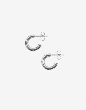 Classic Hoop Earrings - Sterling Silver