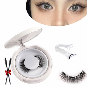 Co Magnetic Eyelashes with Applicator - Magnetic Eye Lashes, Volume Style-2PCS
