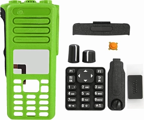 Colorful Aftermarket Repair Kit Case Cover Housing for Motorola XPR7550 XPR7580 XIR P8668 XIR P8660 DP4800 DP4801 DGP8550 DGP5550 Radio (Green)