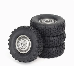 Compatible With MN D90 For MN98 M S For WPL C14 C24 C34 B14 B24 For LDRC P06 RC Car Upgrade Parts Accessories 4Pcs 72mm Soft Tire Wheel RC Car Parts