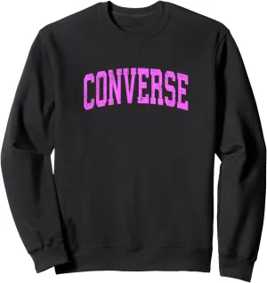 Converse Texas TX Vintage Athletic Sports Pink Design Sweatshirt