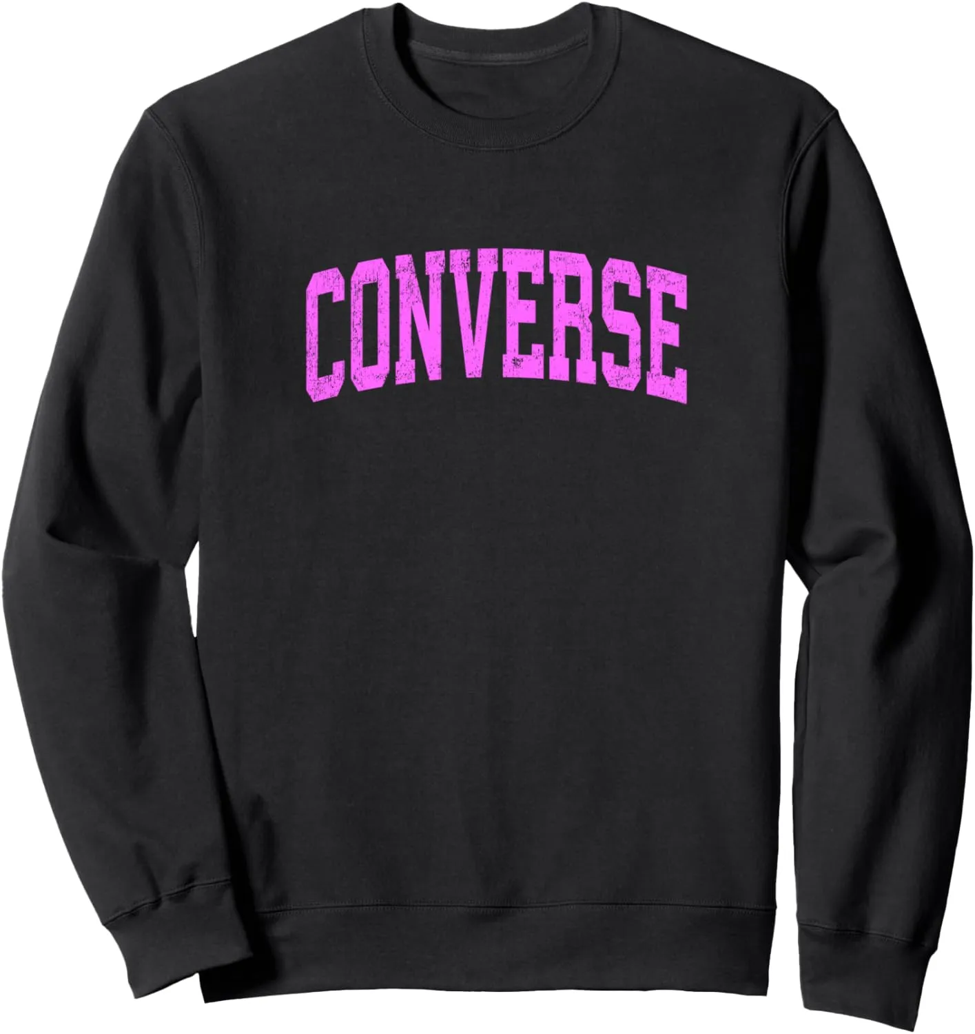 Converse Texas TX Vintage Athletic Sports Pink Design Sweatshirt