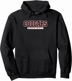 Cougars Basketball Burlington High School Pullover Hoodie