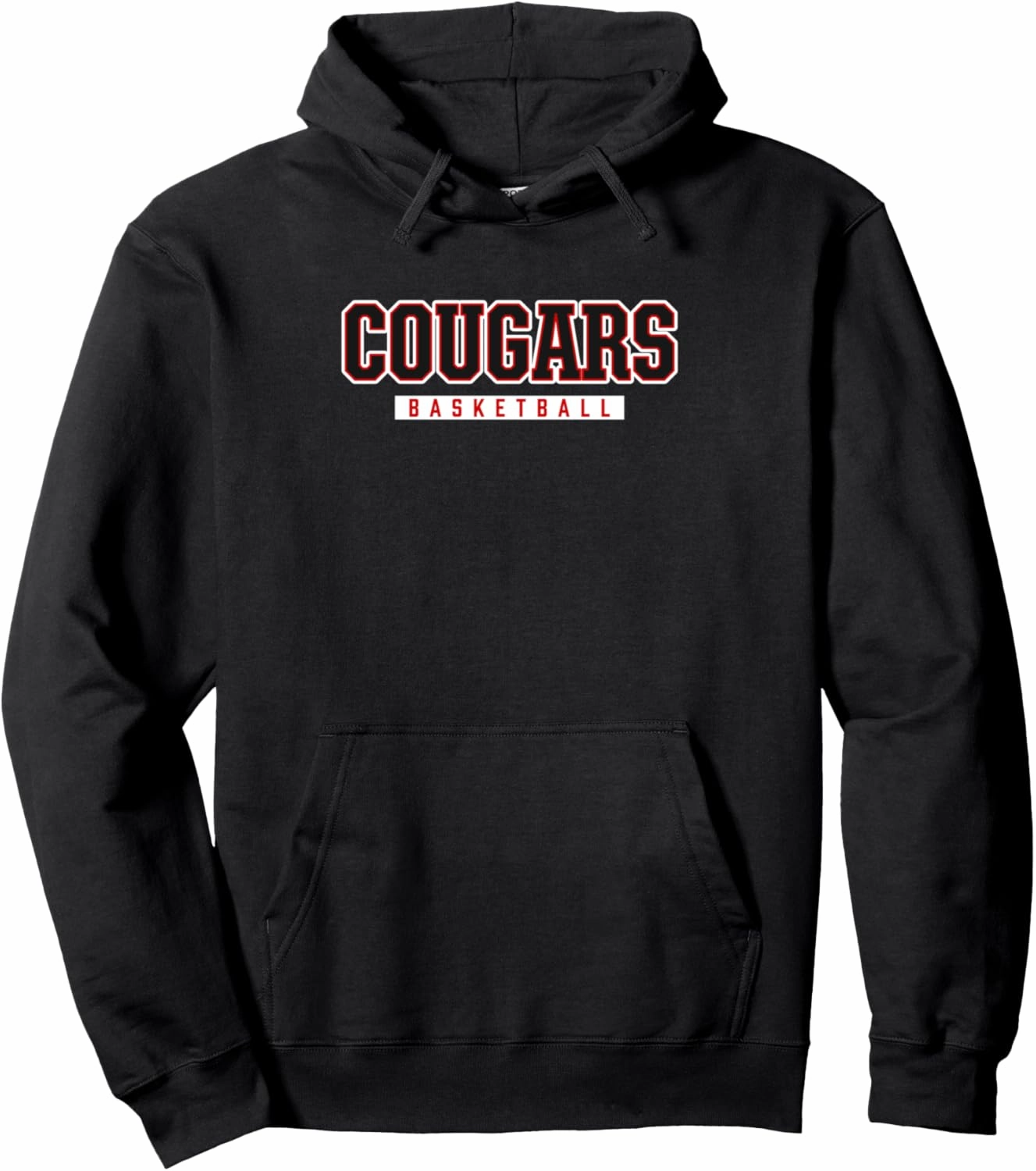 Cougars Basketball Burlington High School Pullover Hoodie