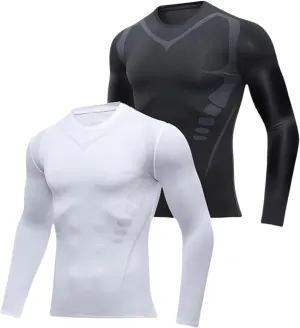 Cozy Breezy Fat Burning Shapewear, Far-Infrared Tourmaline Magnetic Mens Undershirt Ionic Shaping Compression Shirts