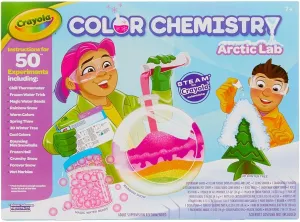 Crayola Arctic Color Chemistry Set for Kids, Steam/Stem Activities, Educational Toy, Ages 7, 8, 9, 10