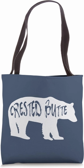 Crested Butte Colorado Bear Tote Bag