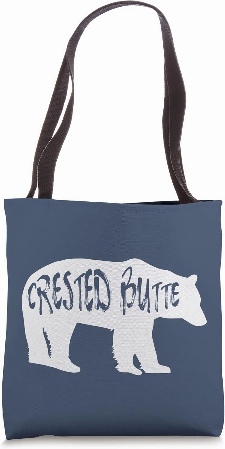 Crested Butte Colorado Bear Tote Bag