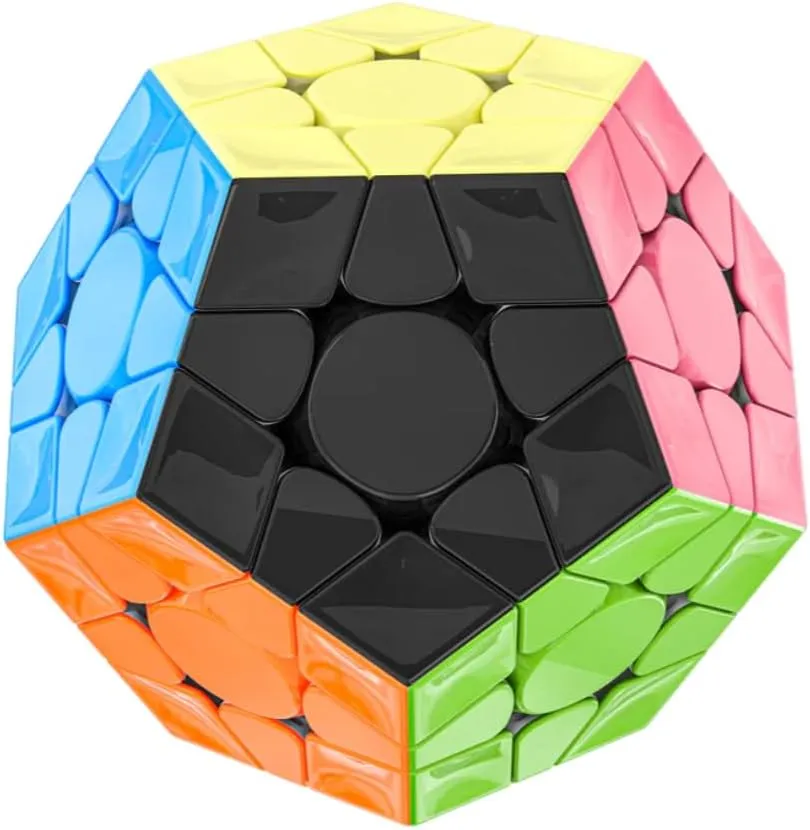 Cuberspeed GAN Megaminx V2 Stickerless Black Side MagLev UV Speed Cube gan megaminx v2 Magnetic maglev uv Coated Stickerless Puzzle