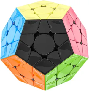 Cuberspeed GAN Megaminx V2 Stickerless Black Side MagLev UV Speed Cube gan megaminx v2 Magnetic maglev uv Coated Stickerless Puzzle
