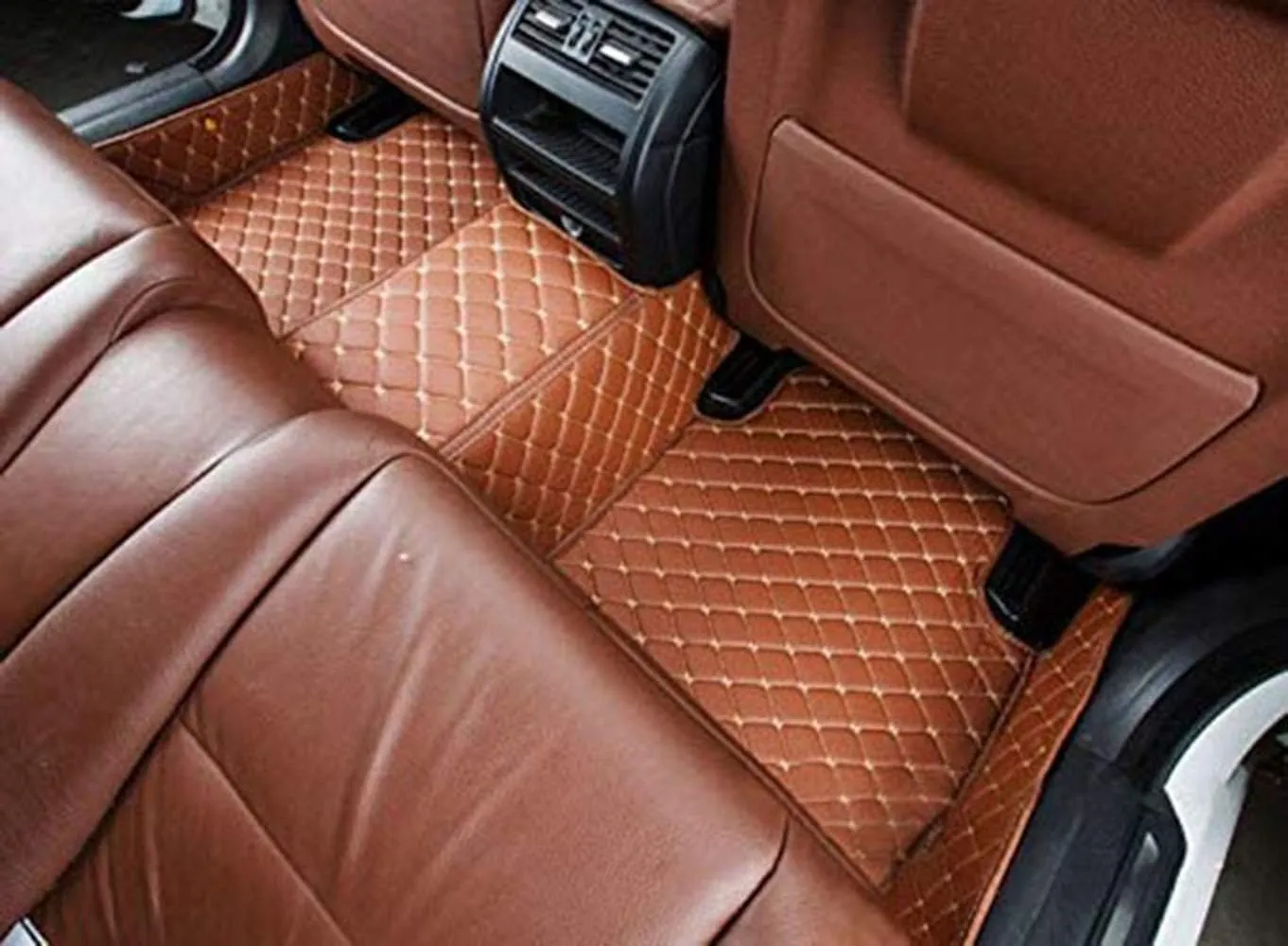 Customized Car Mats are Suitable for Déesse DS 3 / 2011-2017 Year Waterproof Lining Full Set of Environmentally Friendly Flooring (Black Blue,DS 3 / 2011-2015 Year)