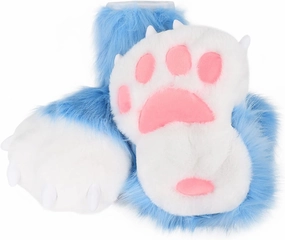 Cute Plush Animal Bear Fursuit Feet Paw Slippers Claw House Shoes Funny Costume Accessories