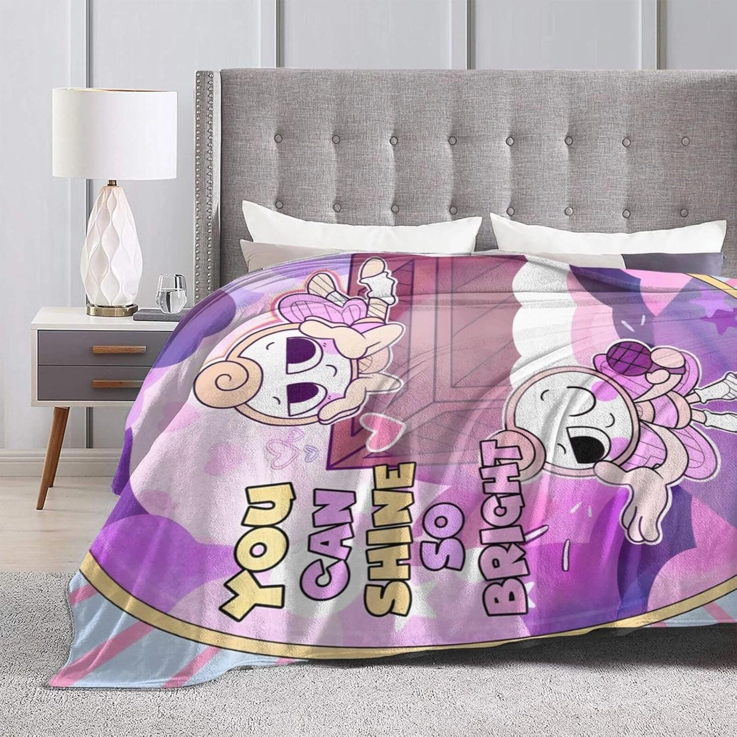 Dandy'S World Soft Flannel Bedroom Living Room Sofa Blanket