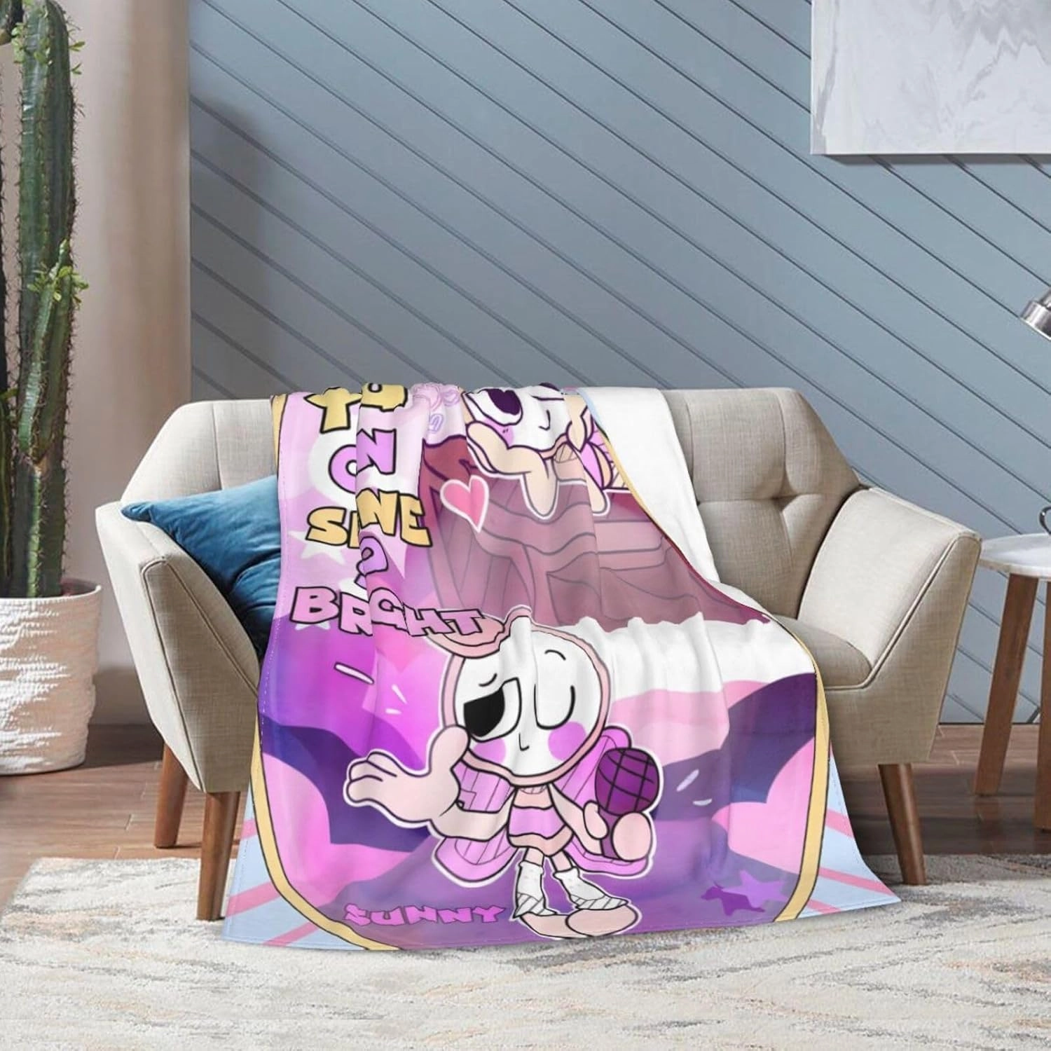 Dandy'S World Soft Flannel Bedroom Living Room Sofa Blanket