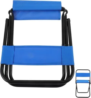 DECHOUS Lightweight Portable Folding Chair for Outdoor Activities Compact Fishing Stool with Backrest for Camping Beach and Travel Space Saving Design Easy to Carry