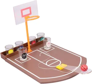 Desktop Basketball Hoop Toy Acrylic Mini Hoop for Bar Supplies Drinking Game Accessory