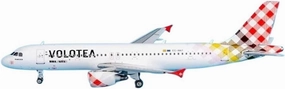 Diecast Plane Model 1:400 Scale for A320-200 EC-NNY Alloy Aircraft Models Replica Decoration Collectible