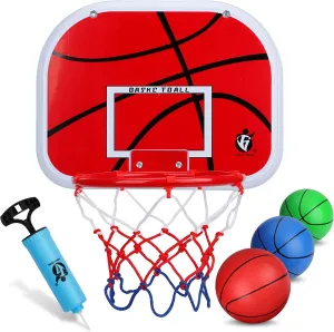 Dilabnba 6PCS Mini Rubber Basketball   Mini Basketball Hoop Pack