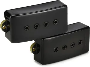 DiMarzio Relentless P Bass Pickup Set - Gloss Black Metal