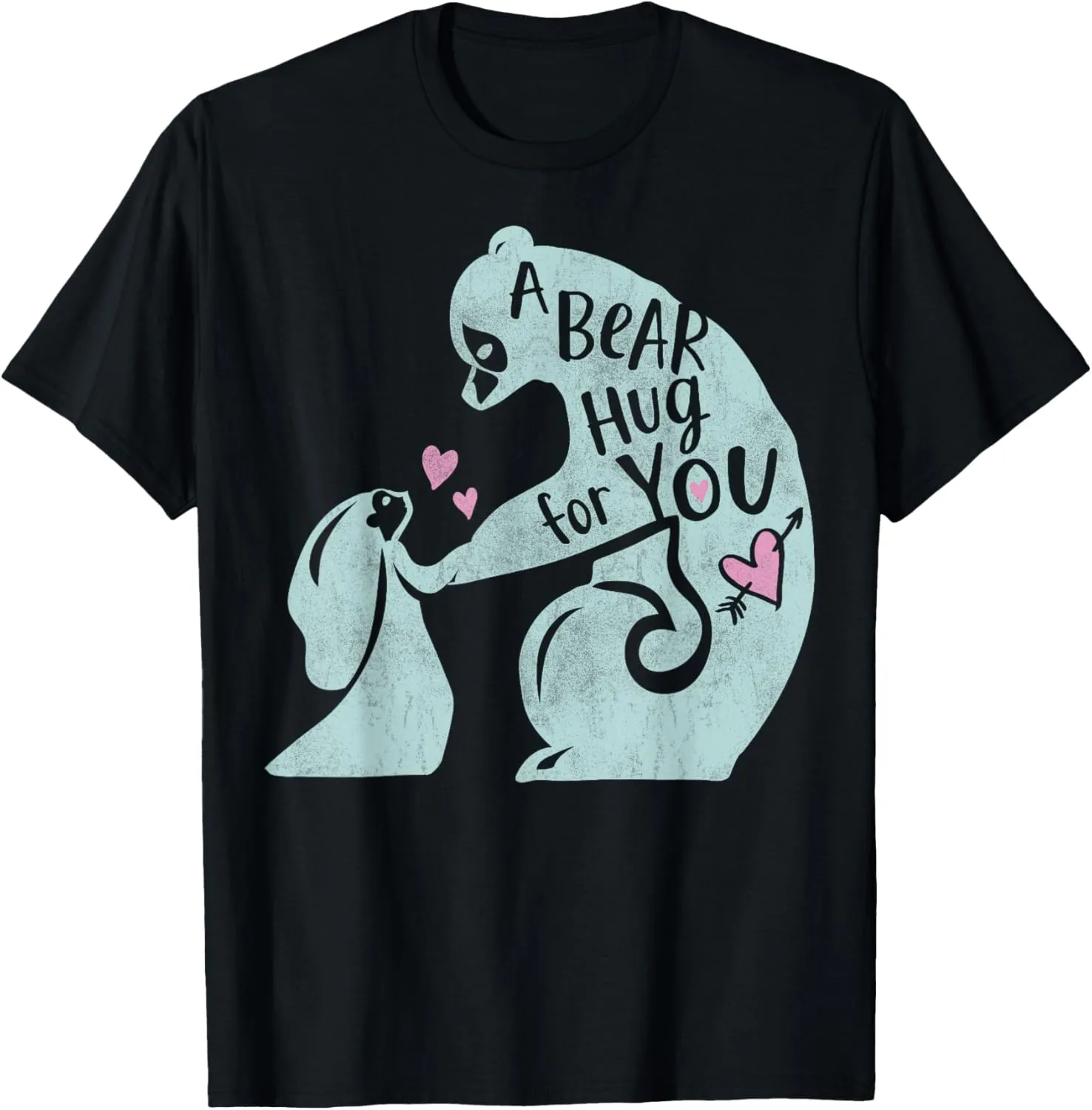 Disney Pixar Brave Mother's Day Merida Bear Hug Silhouette T-Shirt