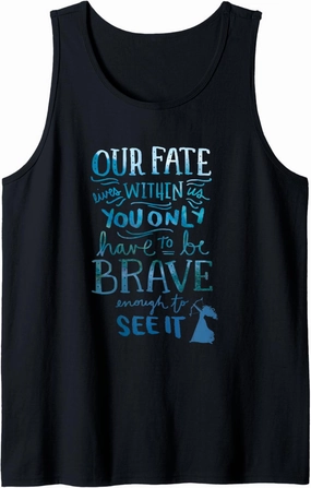 Disney Pixar Brave Our Fate Lies Within Us Merida Silhouette Tank Top