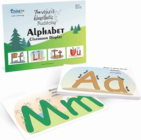 Display Alphabet | Multisensory | Kinesthetic | ESL | ELL
