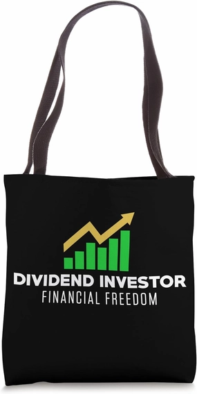 Dividend Investor For Financial Freedom Stock Market Shares Tote Bag