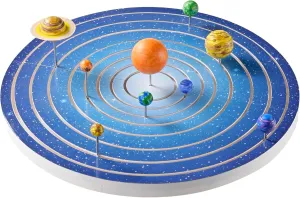 DIY Solar System Kit - Educational Paint & Assemble Set for Kids - Creative Craft Project for Astronomy Enthusiasts - Fun & Engaging Science Learning,Solar System Project Kit, Solar System Model Kit
