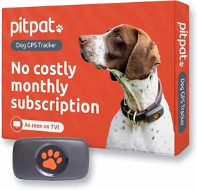 Dog GPS Tracker - No Subscription Fees - Suitable for All Dogs and Fits All Collars - Smart Activity Tracker, Satellite Tracking with Unlimited Range - 100% Waterproof Pet Tracker (Black)