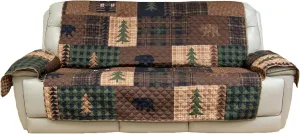 Donna Sharp Brown Bear Cabin Oversize Sofa Cover