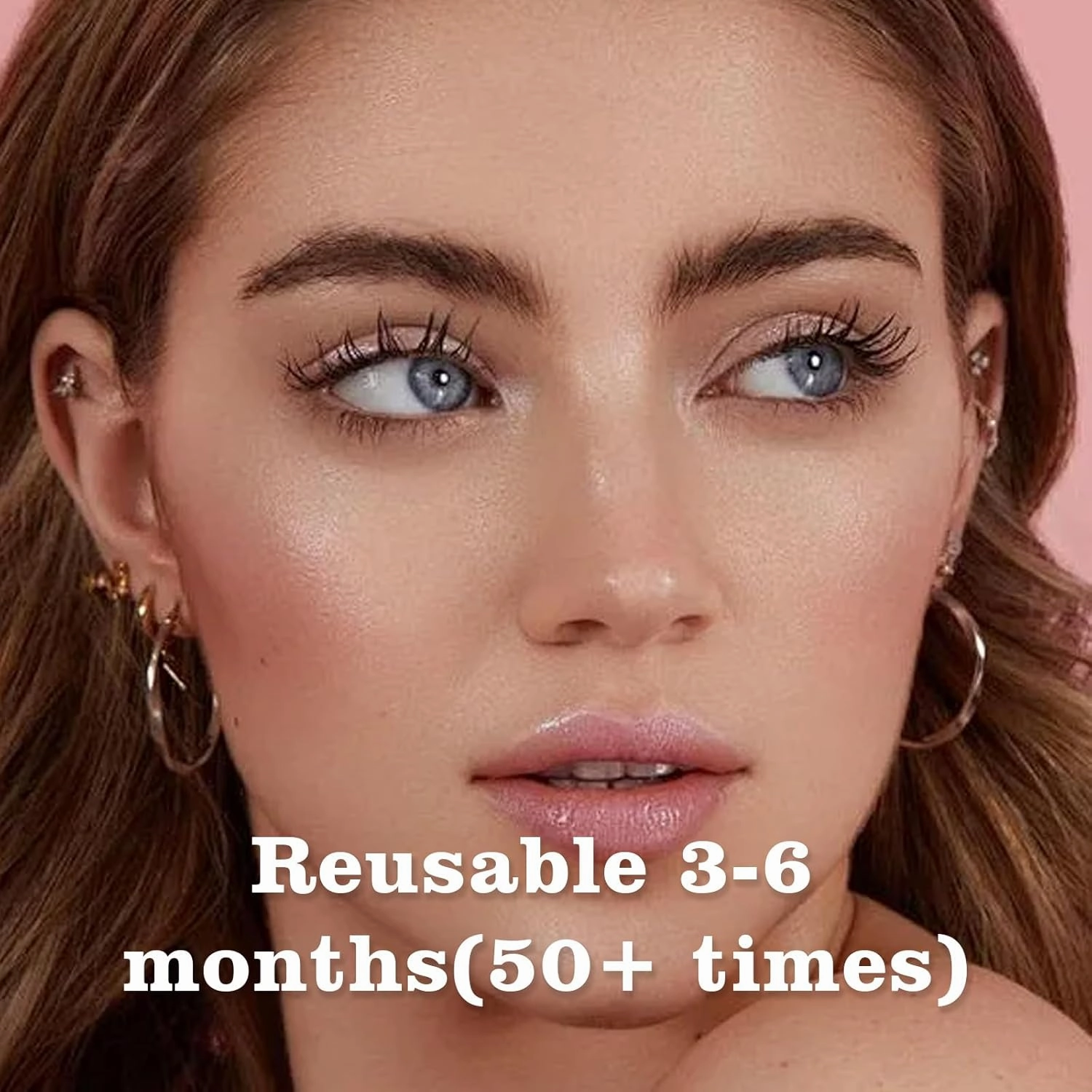 Elara Craft Magnetic Eyelashes,Magnetic Eyelashes with Applicator,2025 Upgraded Magnet Lashes Natural Look,Reusable Soft Lashes Kit No Glue Needed(02 03 06)