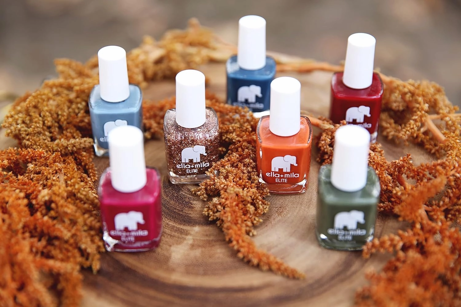 ella mila Professional Nail Polish Set - Quick Dry Nail Polish - Long-Lasting & Chip Resistant Nail Polish Kit (Elite Collection A 10 Pack - 0.45 fl oz each)