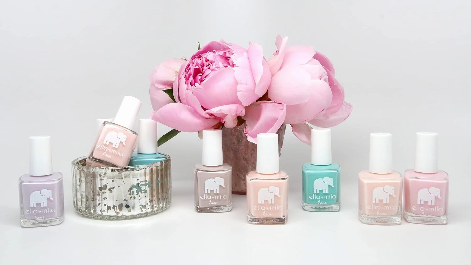 ella mila Professional Nail Polish Set - Quick Dry Nail Polish - Long-Lasting & Chip Resistant Nail Polish Kit (Love Collection - 10 Pack - 0.45 fl oz each)