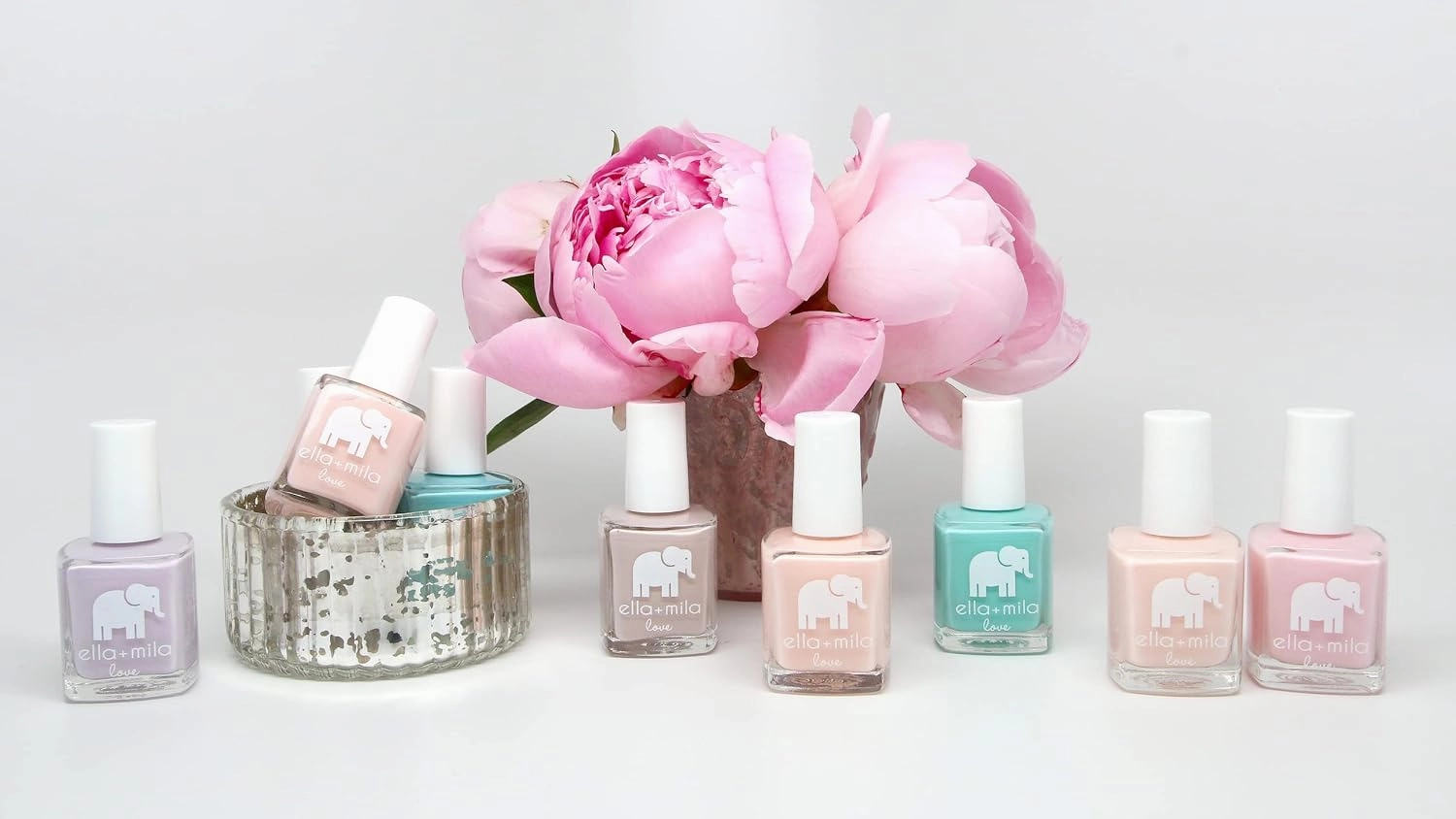 ella mila Professional Nail Polish Set - Quick Dry Nail Polish - Long-Lasting & Chip Resistant Nail Polish Kit (Love Collection - 10 Pack - 0.45 fl oz each)