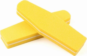 Emery Boards Nail Care kit with Nail File Buffer, 100Pcs Mini Sponge Nail File Colorful Polisher Buffer 100/180(Green)
