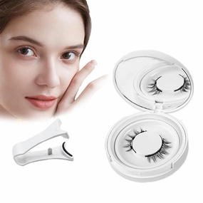 Enjuvie Magnetic Eyelashes Kit Asian, 2025 Reusable Magnetic Lashes Natural Look (Ultra Black)