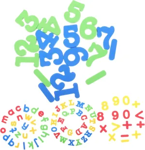 ERINGOGO Ornamental Fridge Stickers 84pcs Eva Letters Numbers Reliable Adhesive Great for Kitchen Decor