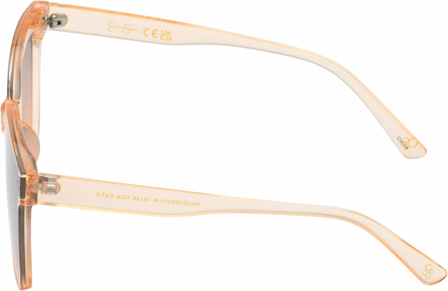 essica Simpson Women's J6214 Oversized Cat Eye Square Sunglasses