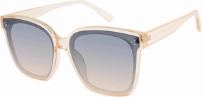 essica Simpson Women's J6214 Oversized Cat Eye Square Sunglasses