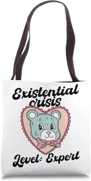 Existential Crisis Bear Tote Bag