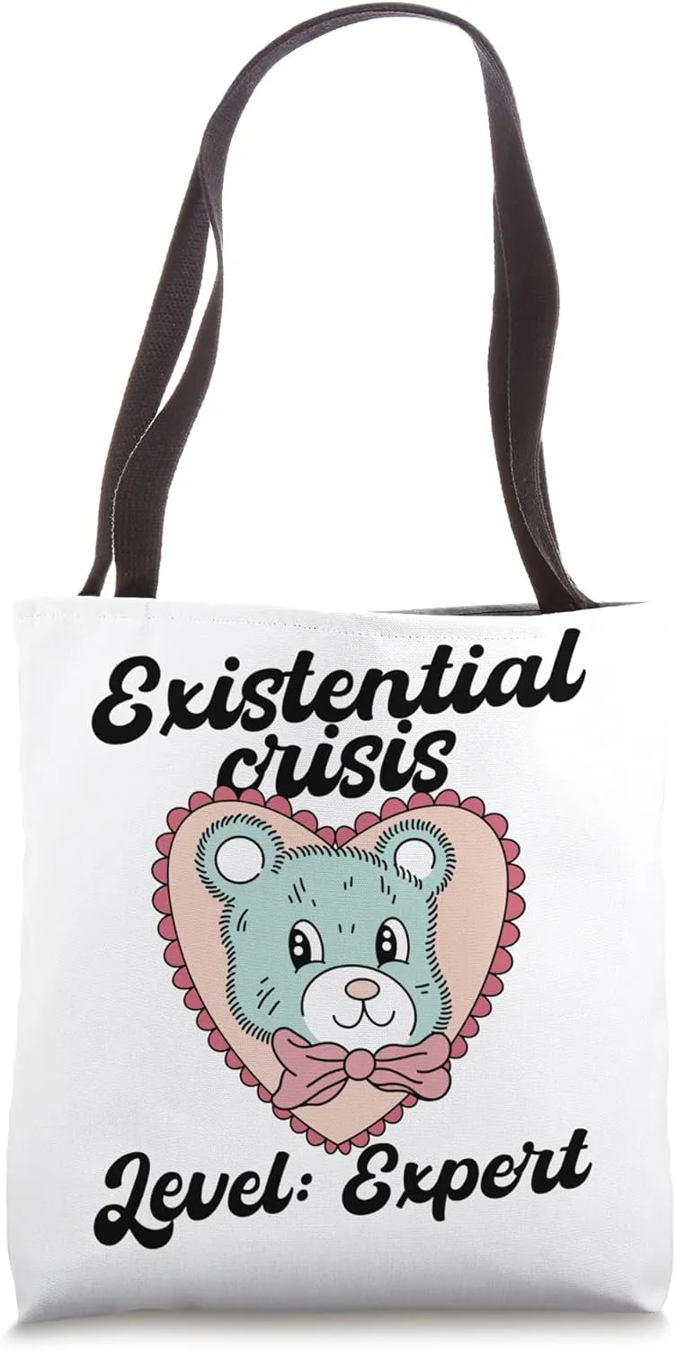 Existential Crisis Bear Tote Bag