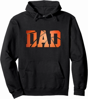 Father's Day Basketball Dad Hoop Slam Dunk Mens Retro Pullover Hoodie