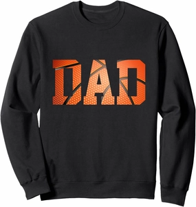 Father's Day Basketball Dad Hoop Slam Dunk Mens Retro Sweatshirt