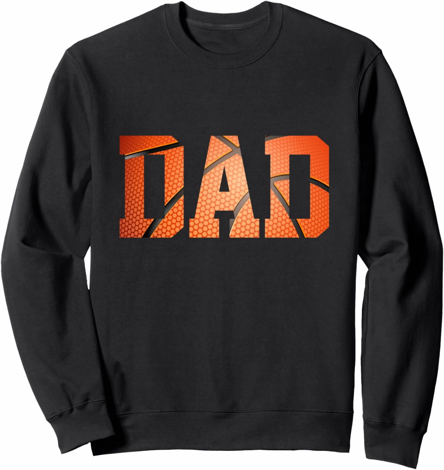 Father's Day Basketball Dad Hoop Slam Dunk Mens Retro Sweatshirt