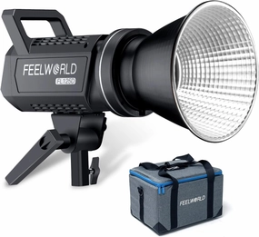 FEELWORLD FL125D 125W Video Studio Light with 5600K Daylight Continuous Lighting CRI96  TLCI97  48500lux@1m for Film, Live Streaming, Photography, Videography, Wedding, Interview