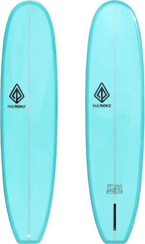 Fiberglass Surfboard | Fun & Easy to Ride Mini Longboard for All Surfing Skill Levels | 7'6 | 7'8