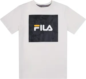 Fila Boys Classic Logo Short Sleeve Tee Shirt Top