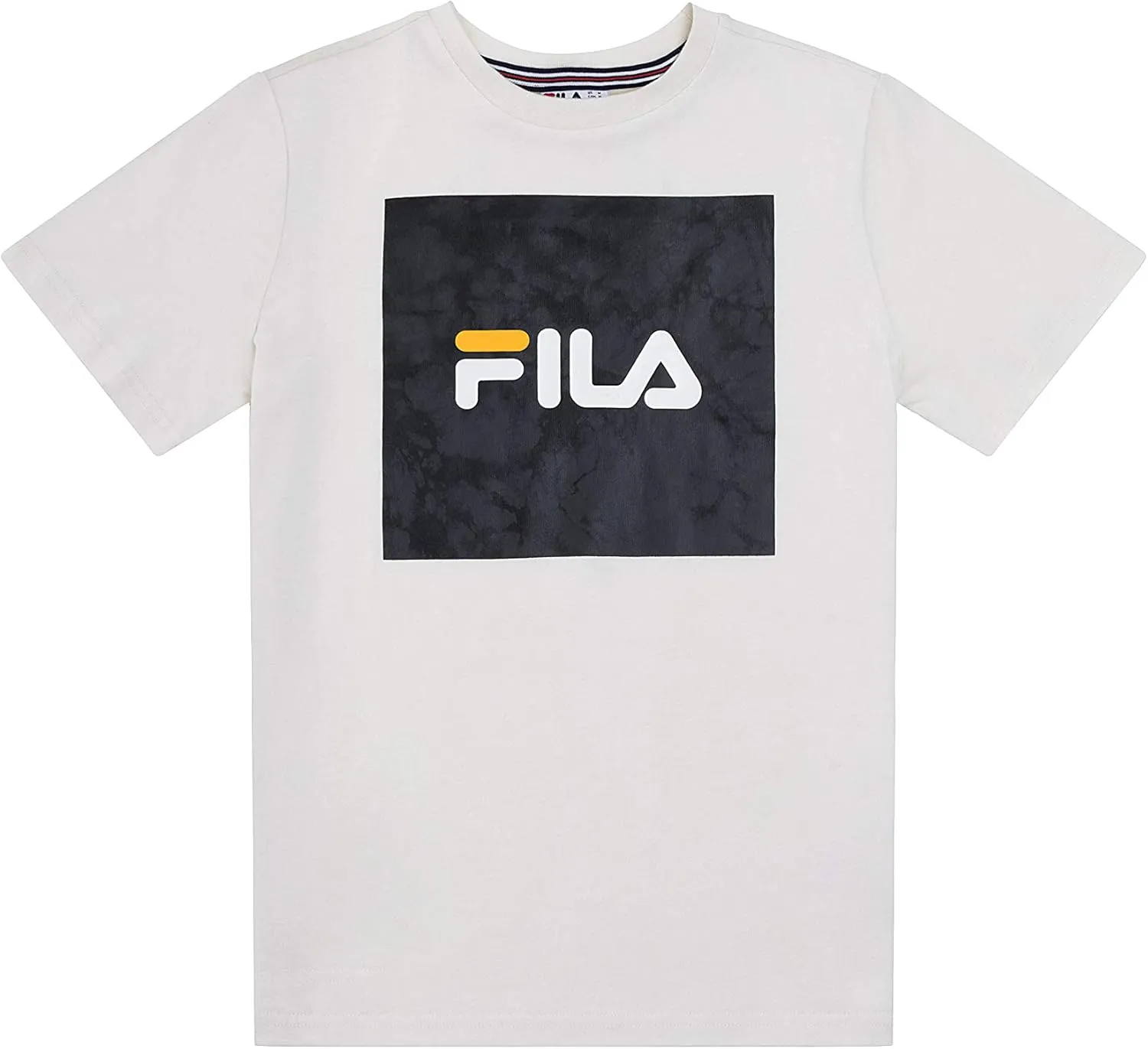 Fila Boys Classic Logo Short Sleeve Tee Shirt Top