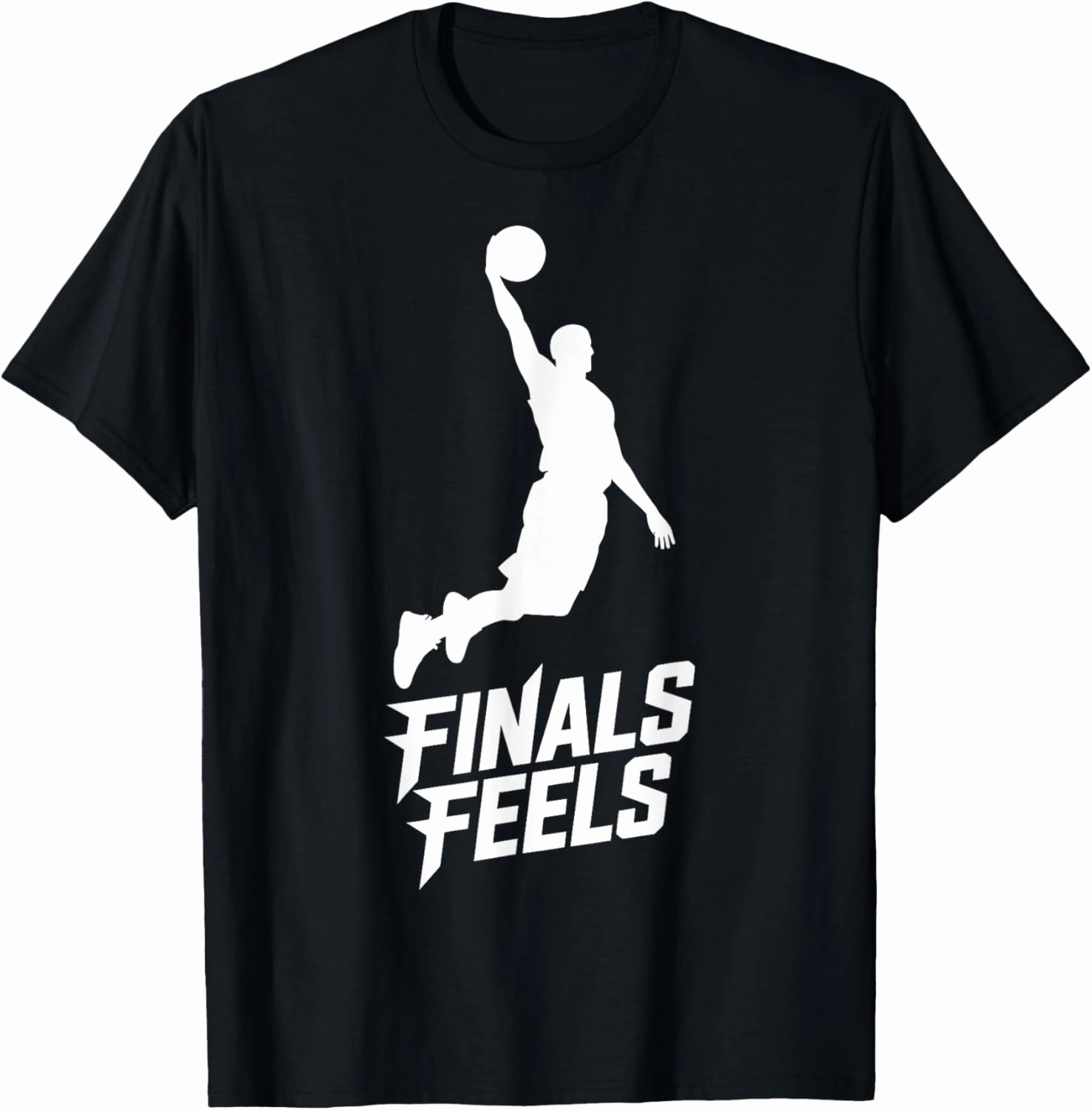 Finals Feels Basketball Dunk Playoff Hype Graphic T-Shirt