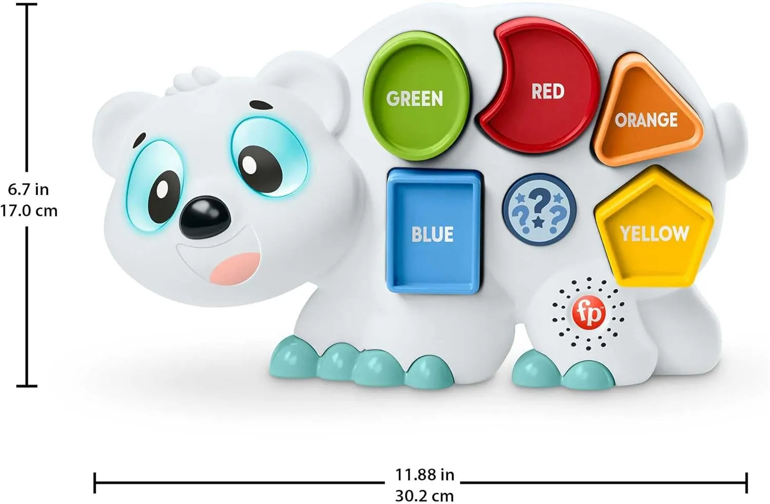 Fisher-Price Linkimals Puzzlin’ Shapes Polar Bear Toddler Toy (QE)